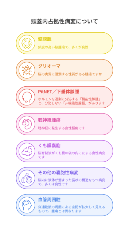 頭蓋内占拠性病変について